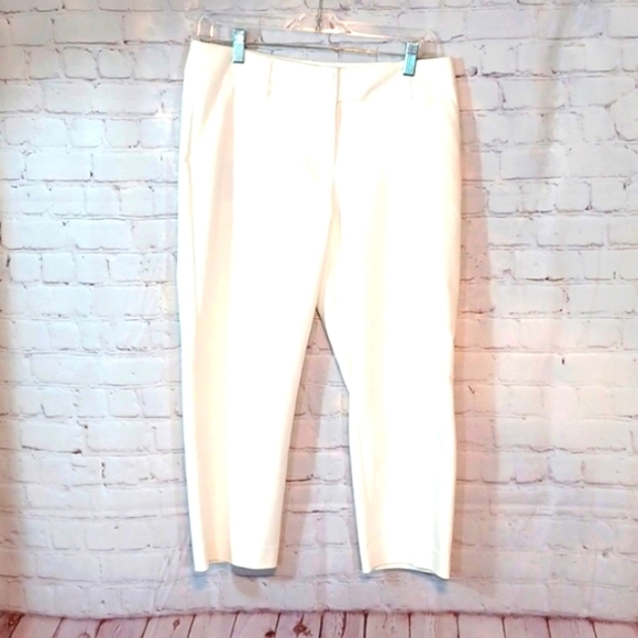 Apt9 Torrie  Womans‎ White Cropped Pants  sz6 New - Picture 1 of 8